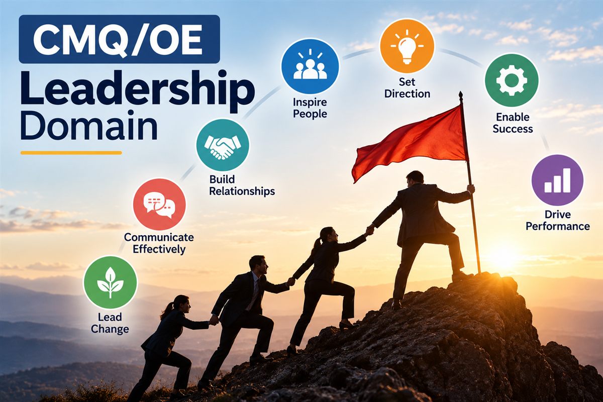 CMQ/OE Leadership Domain: What ASQ Actually Tests (and How to Study It)